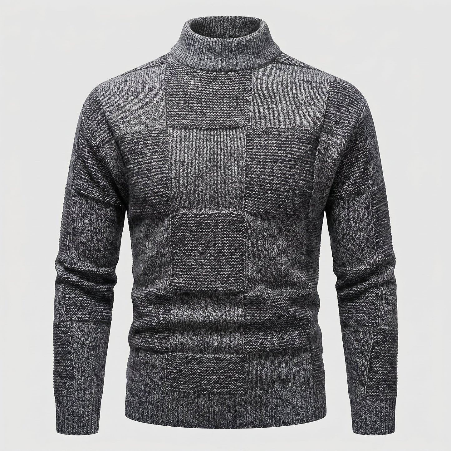 Andrew | Men’s Slim Fit Roll-Neck Sweater