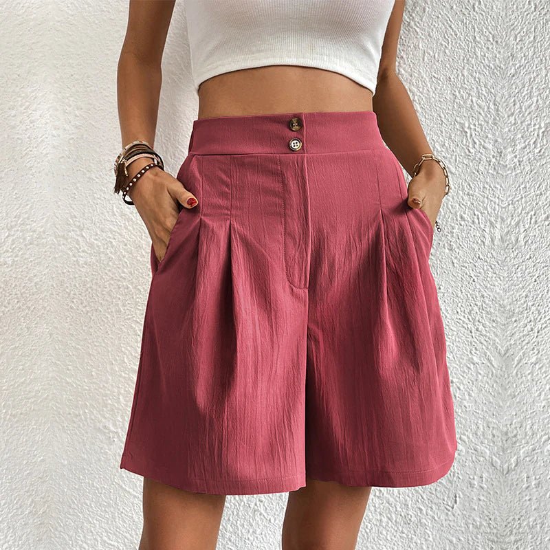 Blair | High-Waist Pleated Shorts