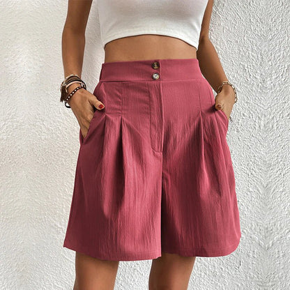 Blair | High-Waist Pleated Shorts