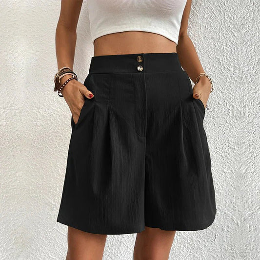 Blair | High-Waist Pleated Shorts