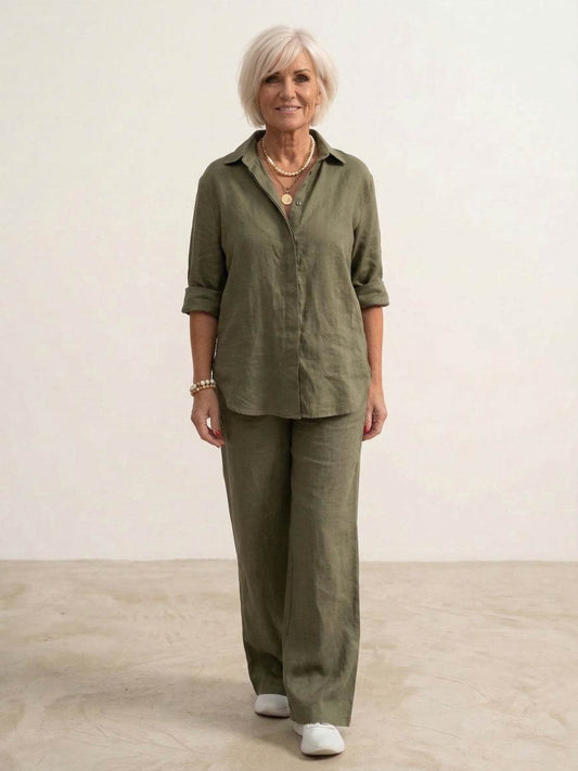 Sabrina | Women's Wide-Leg Oversized Casual Shirt