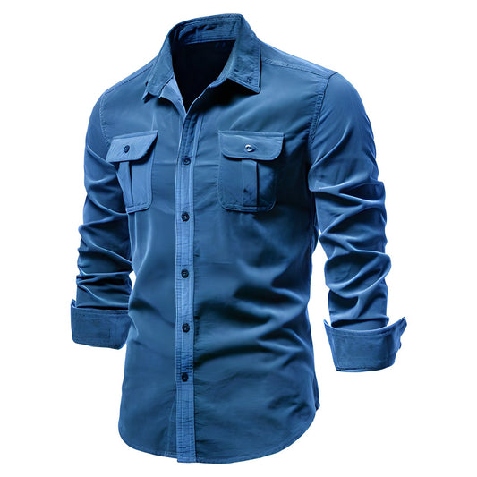Riccardo | Men’s Essential Long Sleeve Utility Shirt