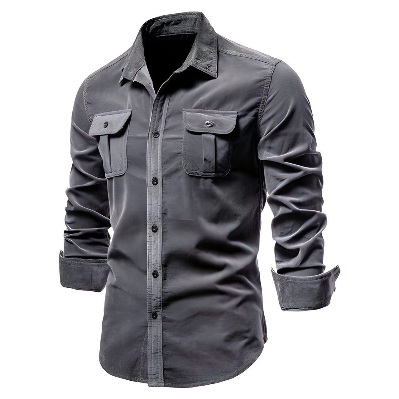 Riccardo | Men’s Essential Long Sleeve Utility Shirt