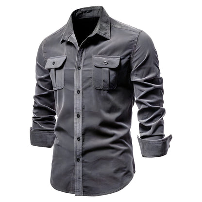 Riccardo | Men’s Essential Long Sleeve Utility Shirt