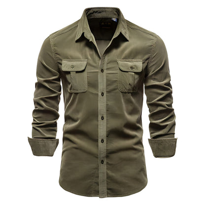 Riccardo | Men’s Essential Long Sleeve Utility Shirt