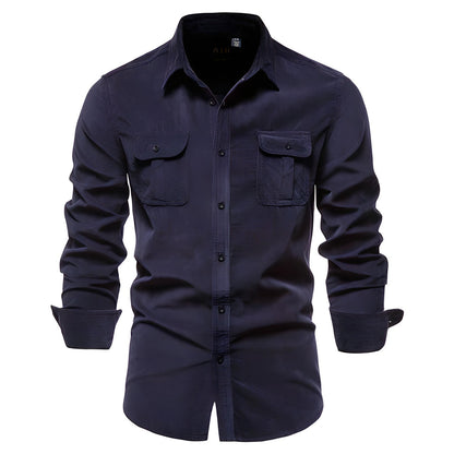 Riccardo | Men’s Essential Long Sleeve Utility Shirt