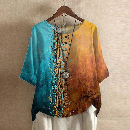 Angeluccia | Date-Night Breathable Floral Design Blouse