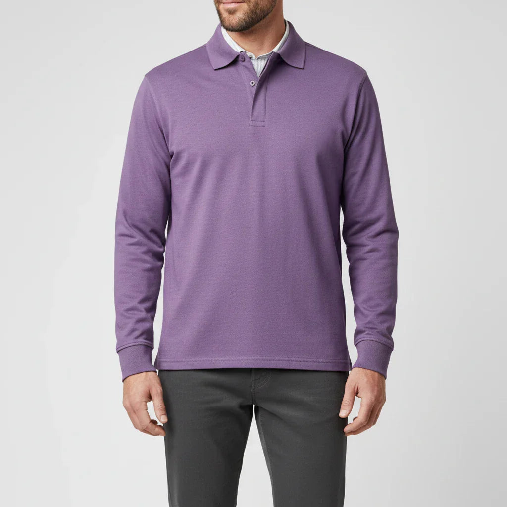 Marco | Men’s Classic Long Sleeve Polo Shirt