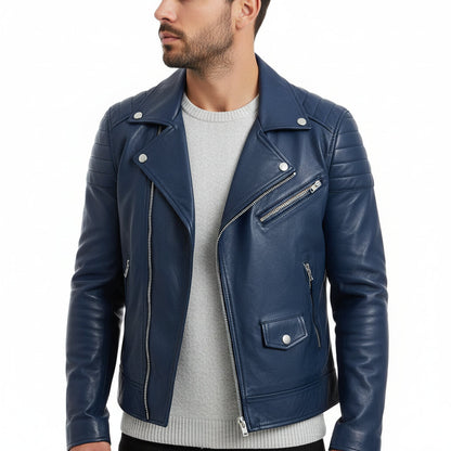 Jordan | Men's Zip-Up Leather Jacket