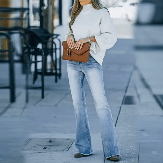 Natascha | Women's Spring Jeans with high Waist and straight Cut