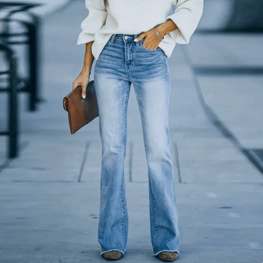Natascha | Women's Spring Jeans with high Waist and straight Cut