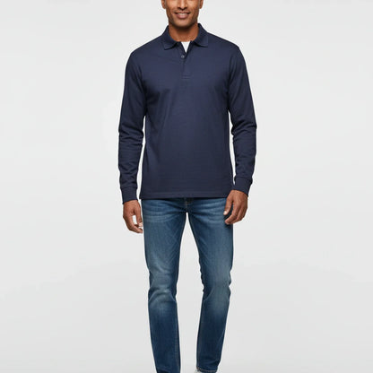 Marco | Men’s Classic Long Sleeve Polo Shirt
