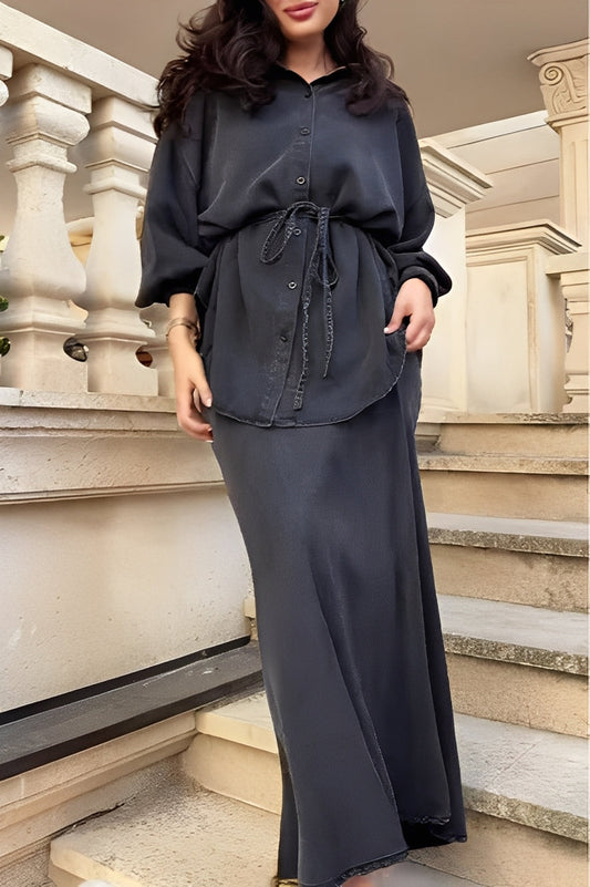 Flavia | Relaxed Casual Lightweight Long-sleeved Shirt