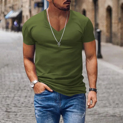 Alexander | Men’s Deep V-Neck Casual T-Shirt