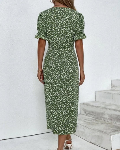 Skye | Women's Midi V-Neck Floral Print