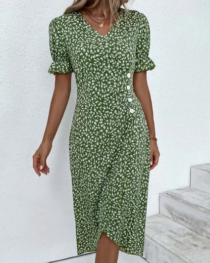 Skye | Women's Midi V-Neck Floral Print