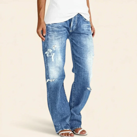 Albertina | Women's Relaxed Straight-Leg Summer Jeans