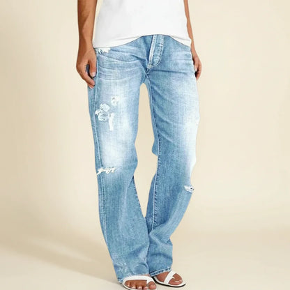 Jasmine | Women's High-Waist Relaxed Summer Jeans