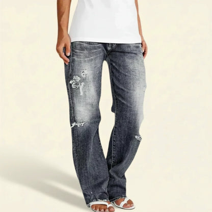 Jasmine | Women's High-Waist Relaxed Summer Jeans