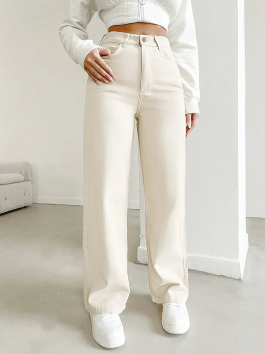 Aletta | Women's High-Waist Relaxed Summer Pants