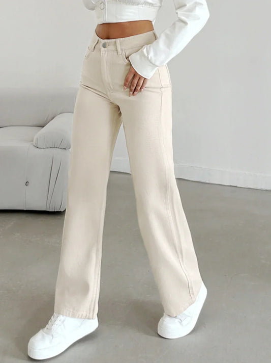 Aletta | Women's High-Waist Relaxed Summer Pants