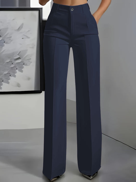 Aidamaria | Women's Wide-Leg High-Waist Work Pants