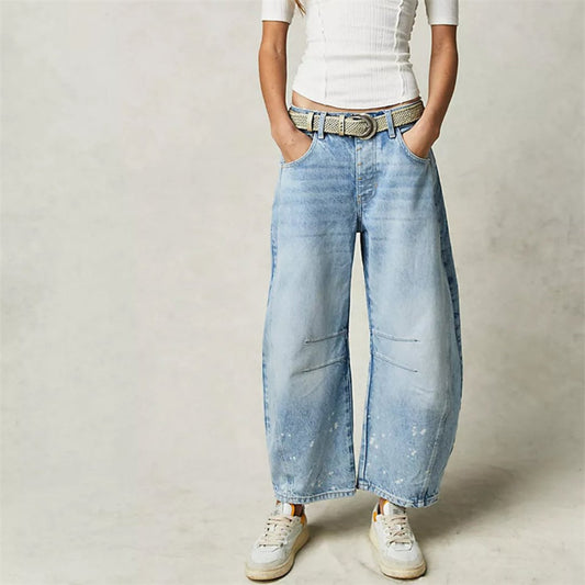 Alcira | Women's Denim Cropped Classic Jeans