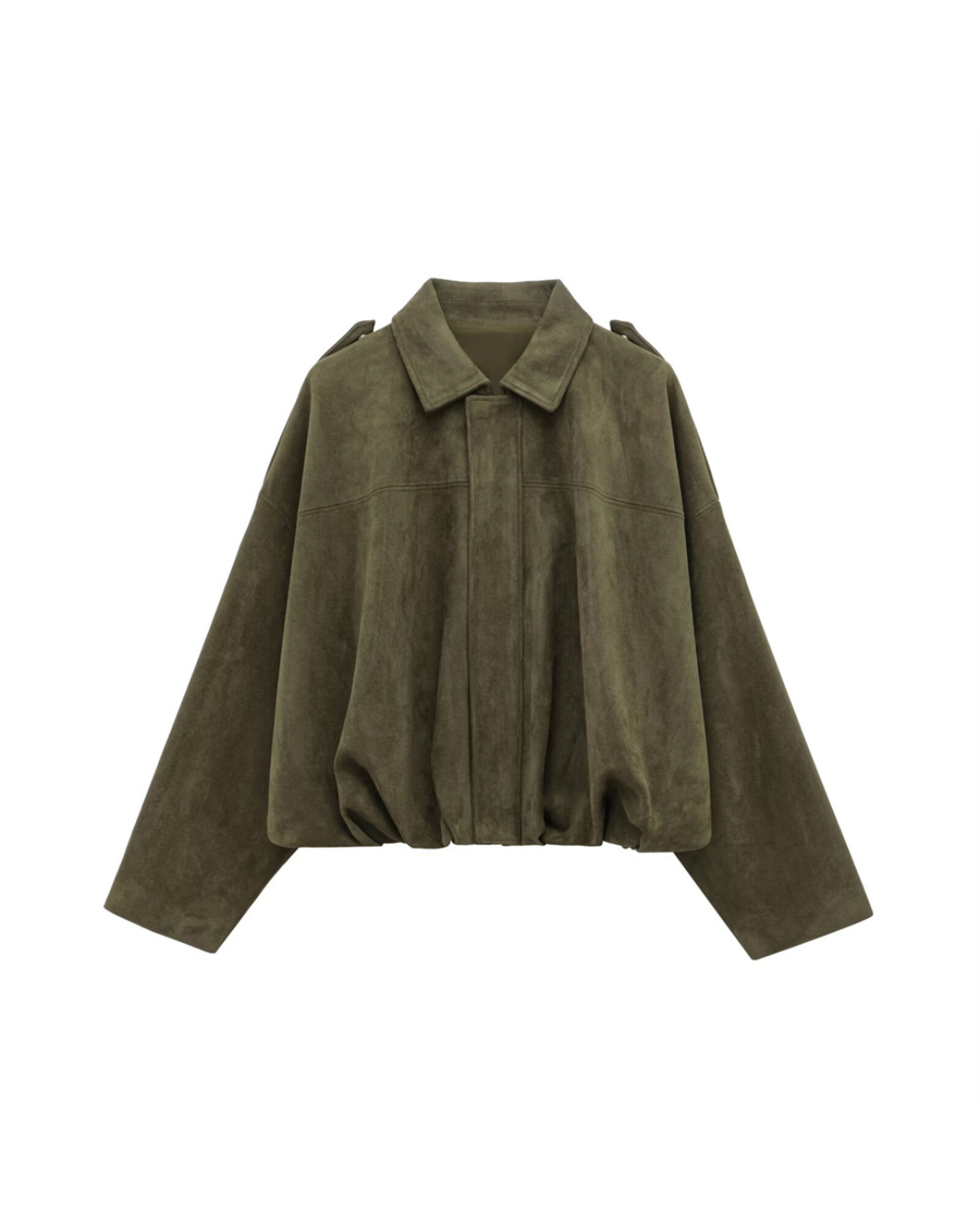 Daphne | Women's Relaxed Boxy Faux Suede Jacket
