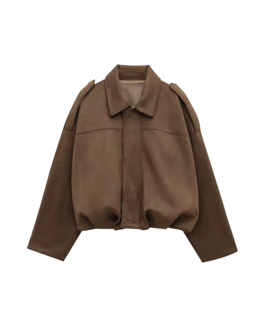 Daphne | Women's Relaxed Boxy Faux Suede Jacket
