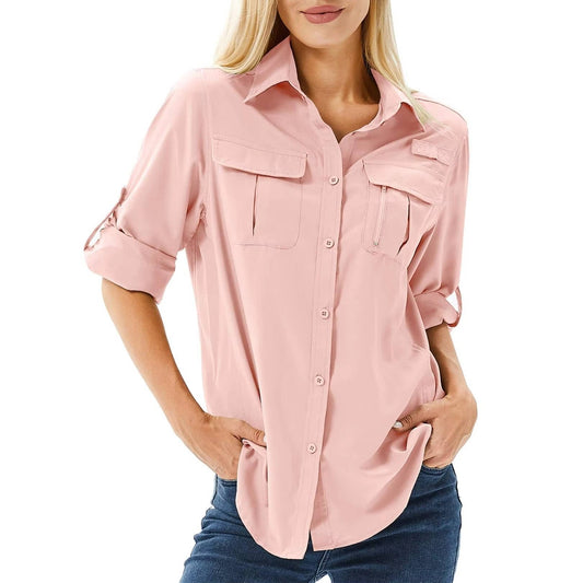 Antonida | Women's Button-Down Casual Lightweight Shirt