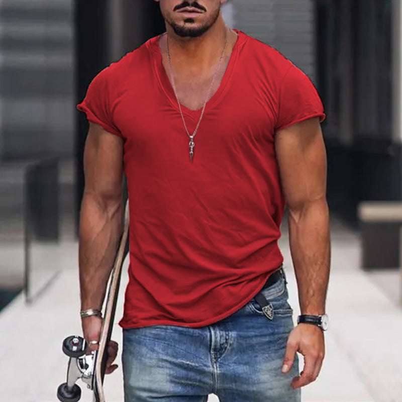Alexander | Men’s Deep V-Neck Casual T-Shirt