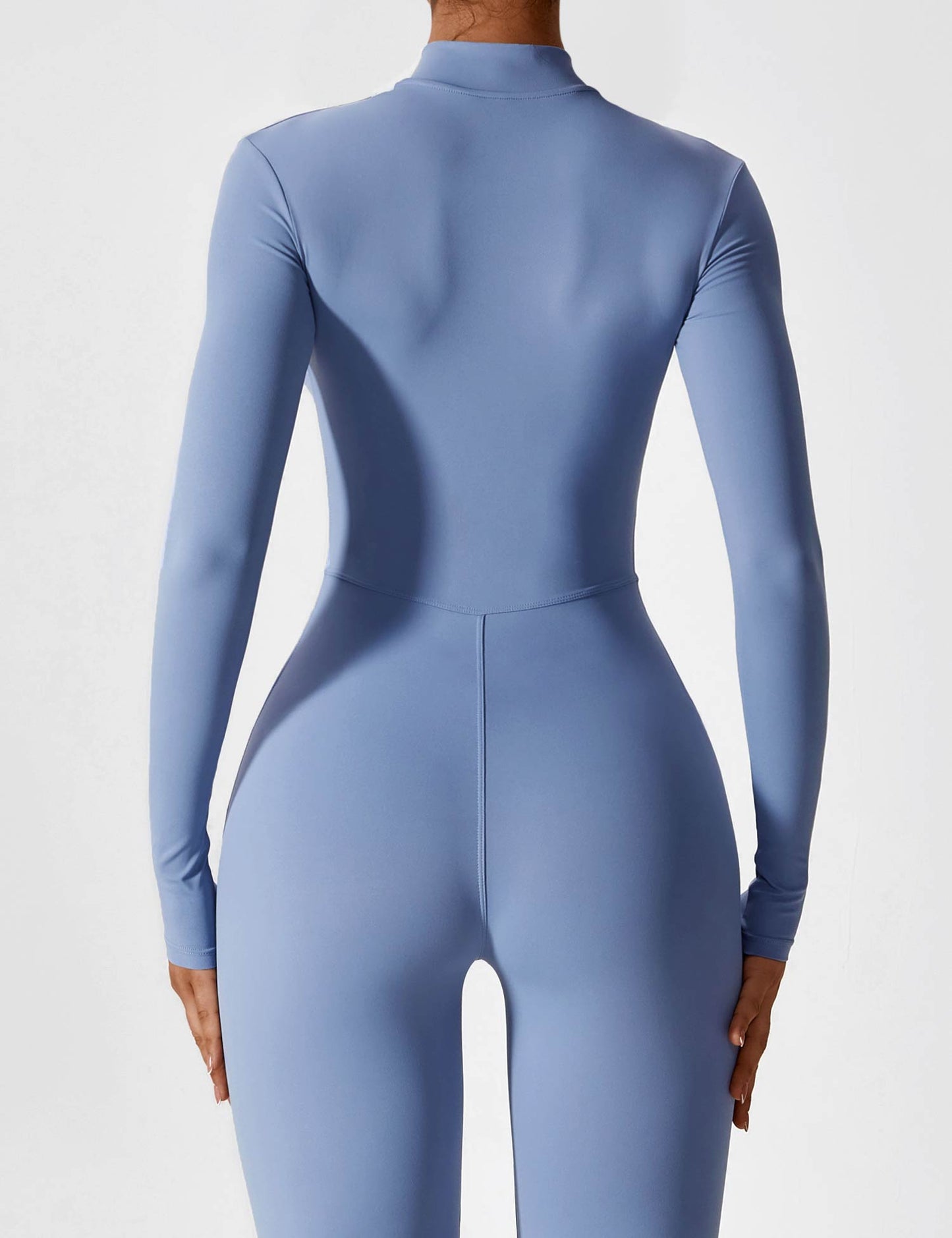 Carolin | Women's Spring Stretch Zip-Up Jumpsuit