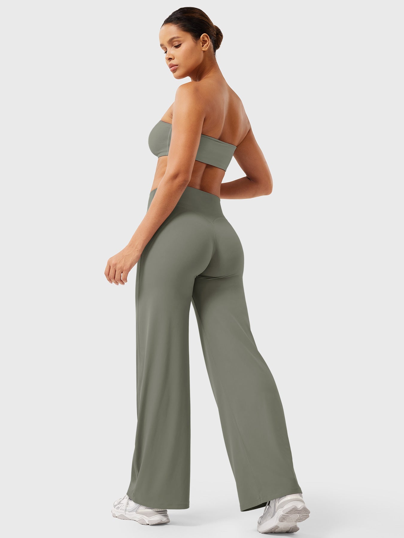 Donna | Women's High-Waist Flared Summer Pants