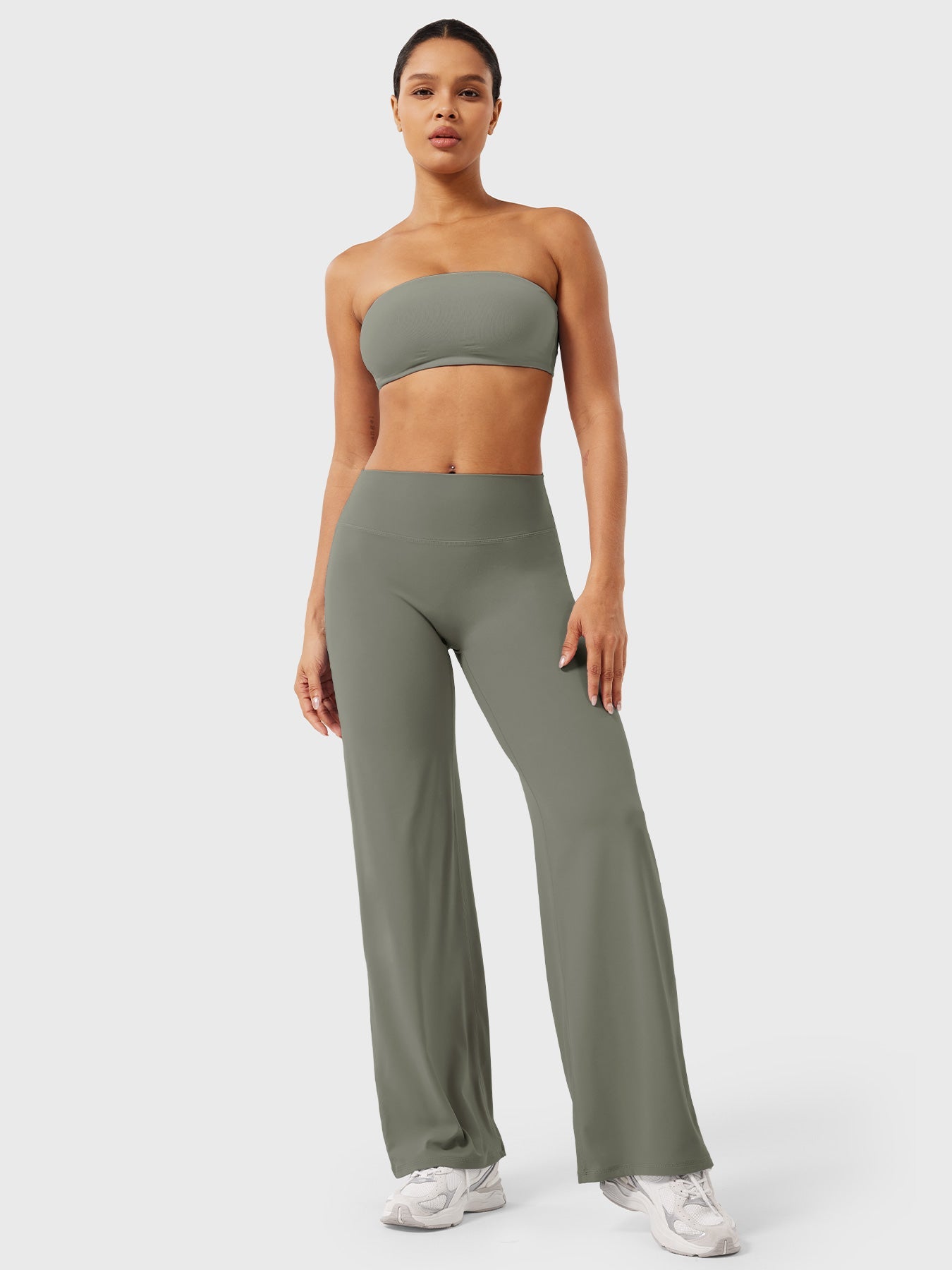 Donna | Women's High-Waist Flared Summer Pants